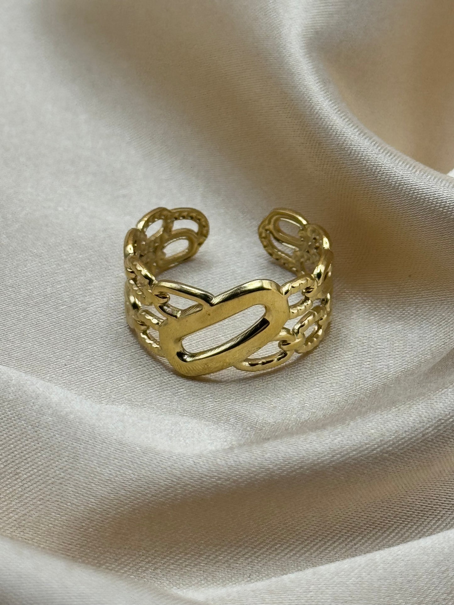 Bague Iris couleur or