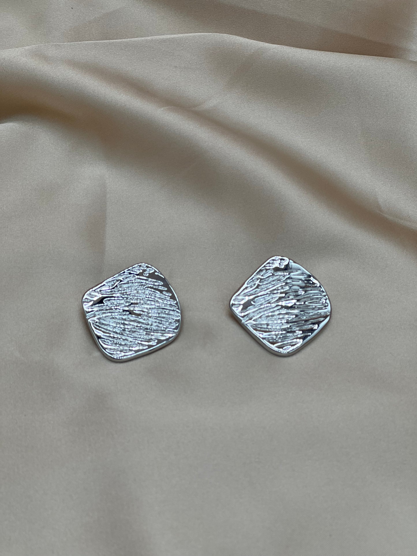 Boucles d'oreilles Grazie couleur argent
