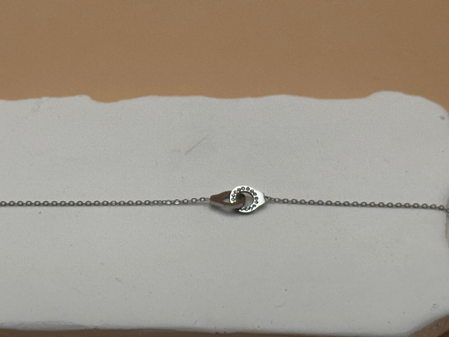 Gourmette Pinga couleur argent - fin