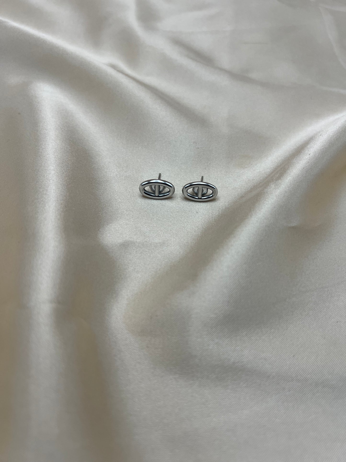 Boucles d'oreilles Jade couleur argent