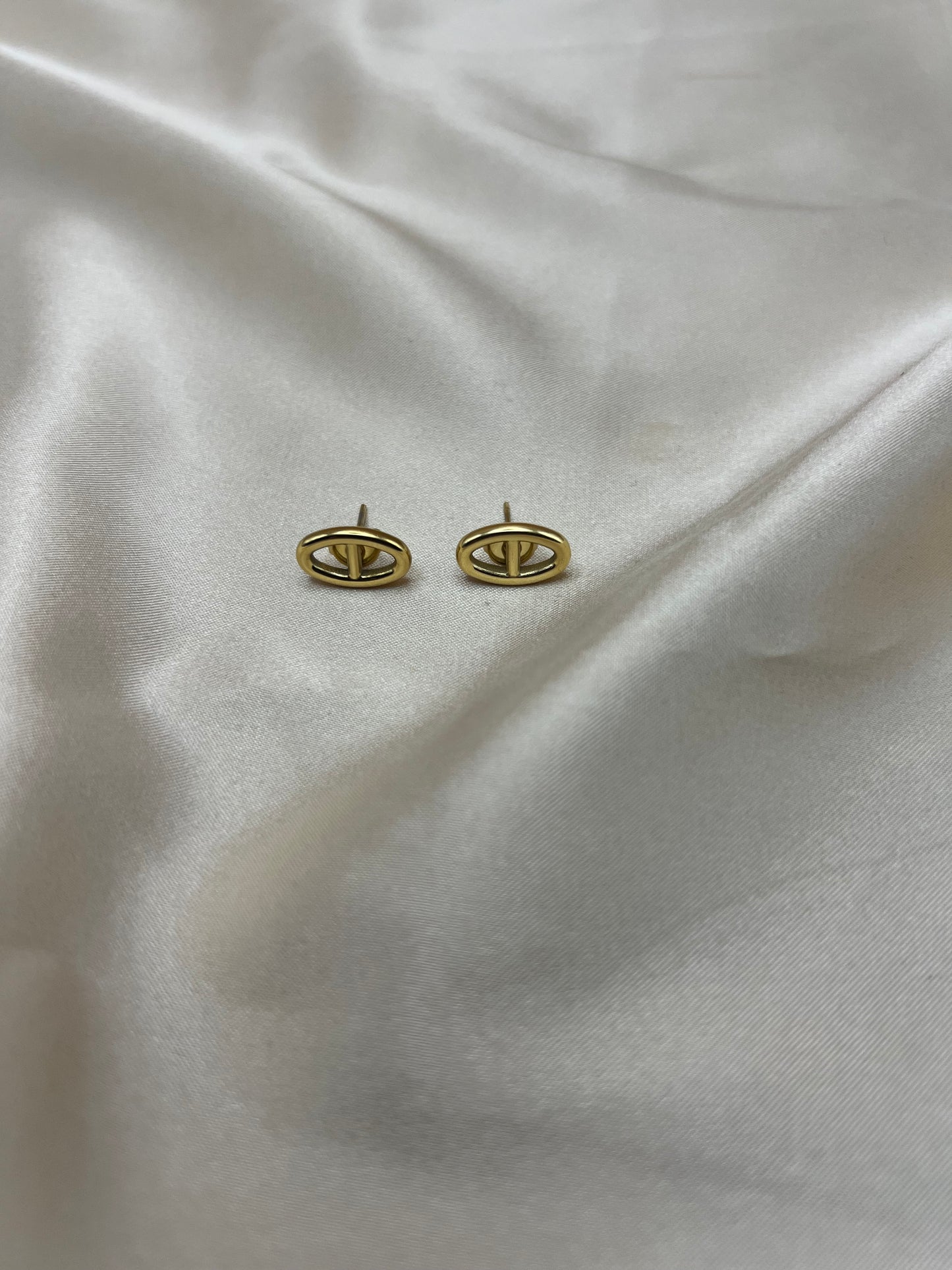 Boucles d'oreilles Jade couleur or