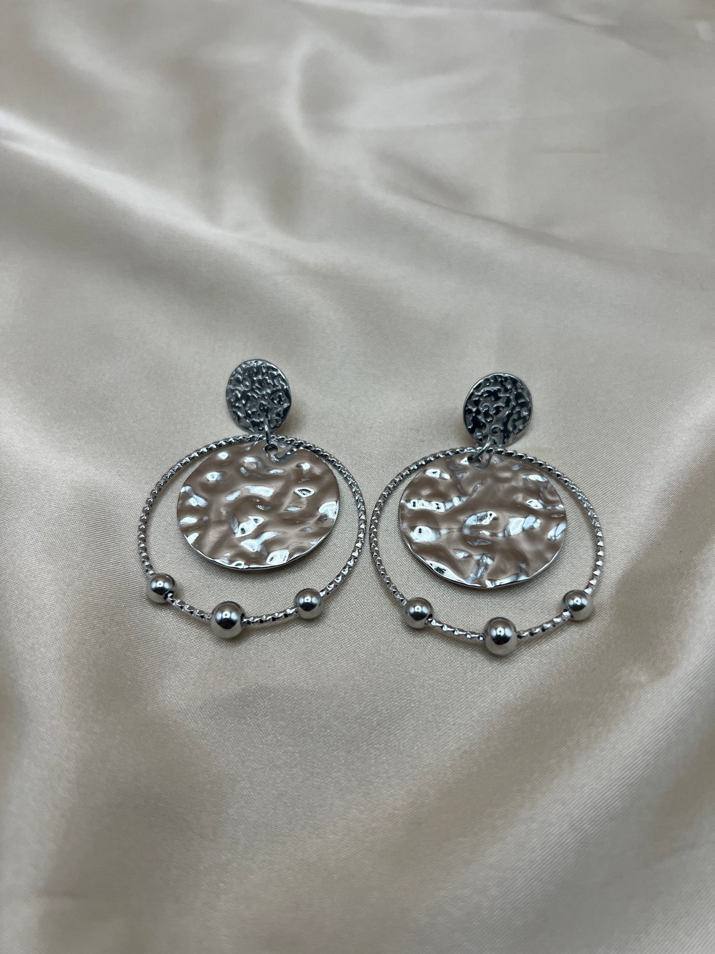 Boucles d'oreilles Malya couleur argent