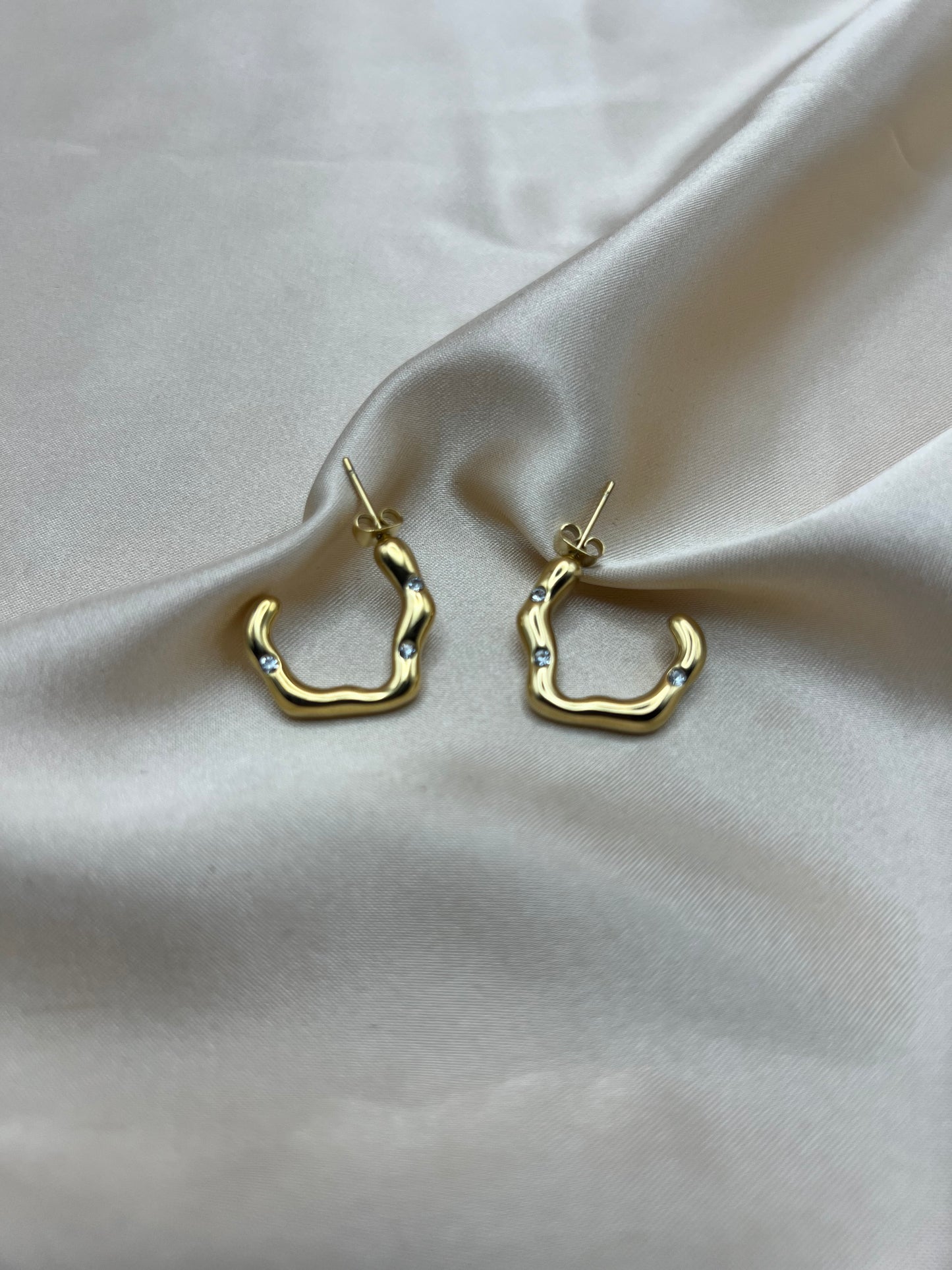 Boucles d'oreilles Luminea couleur or