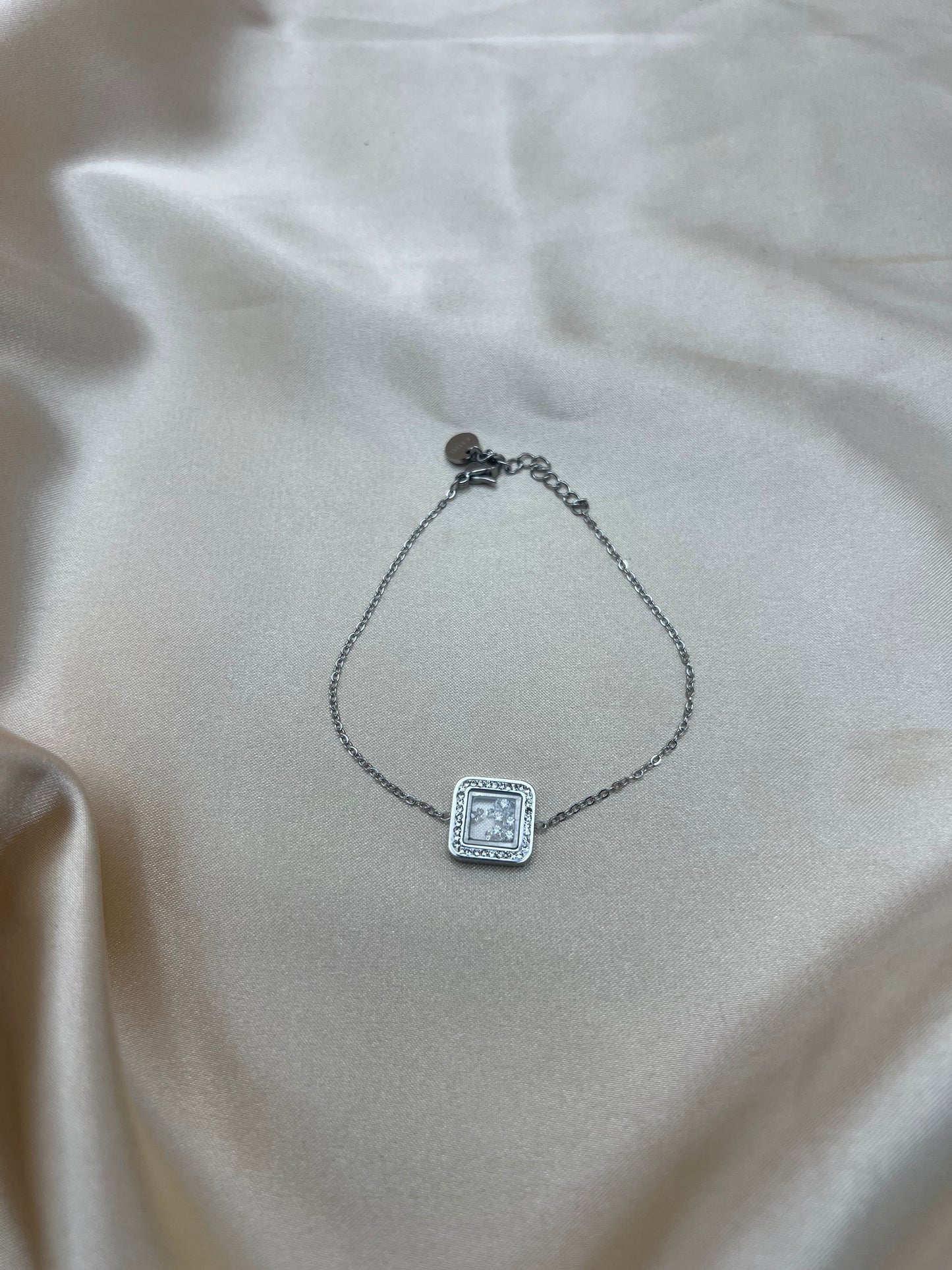 Gourmette Florine couleur argent