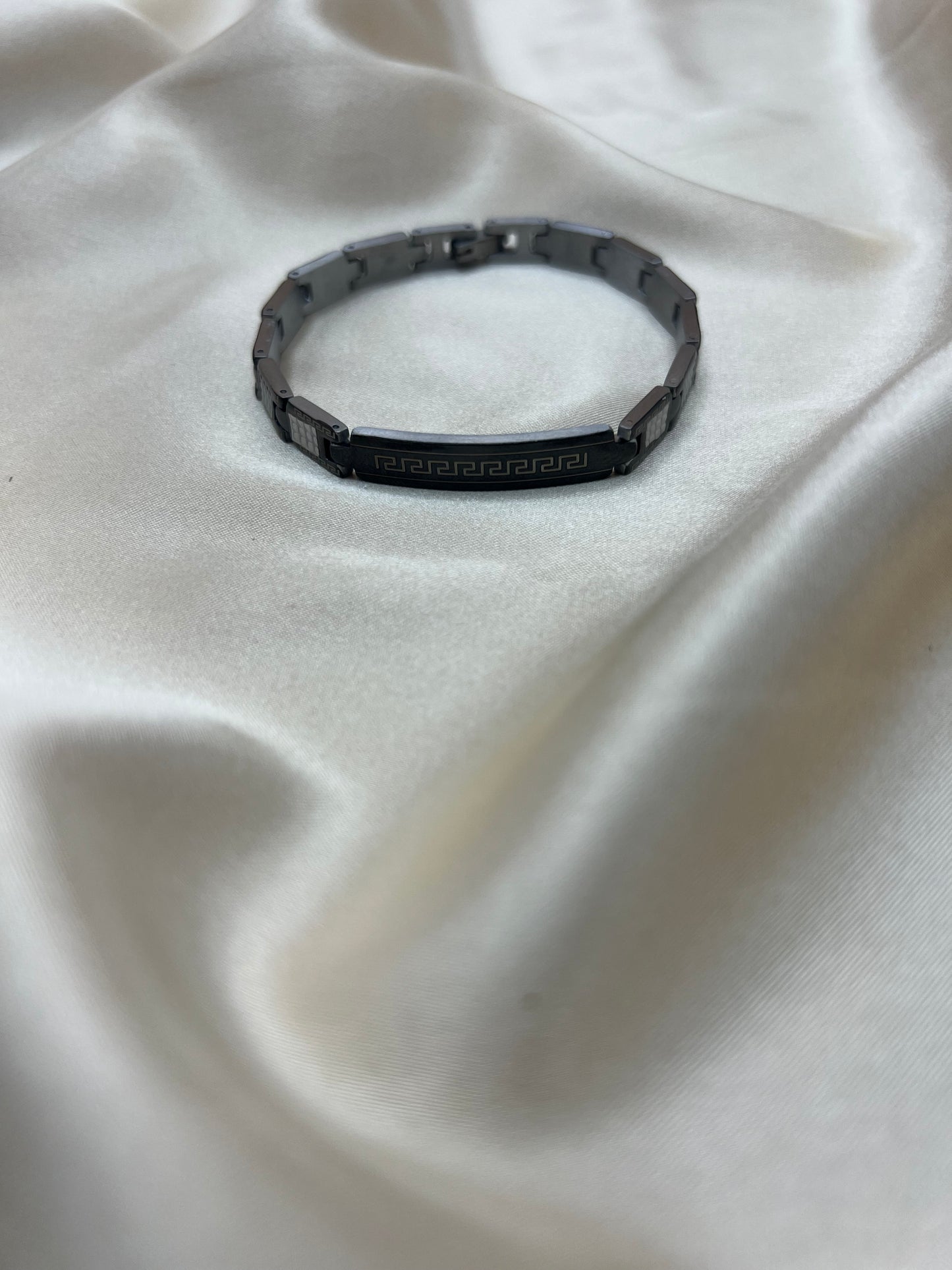 Gourmette Erwan pour homme couleur argent
