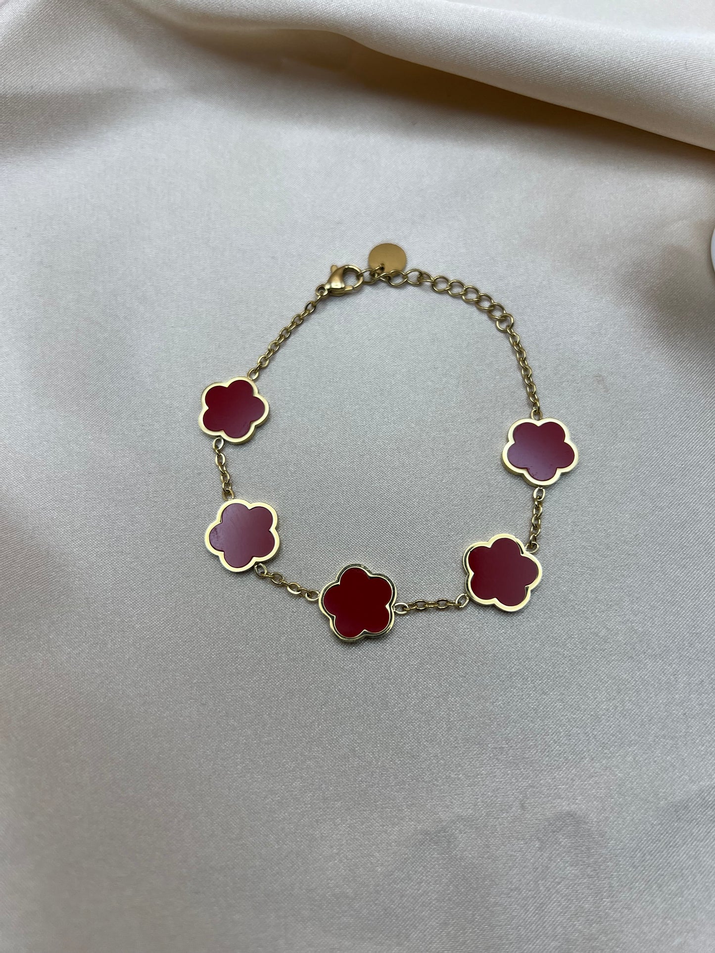 Gourmette Nia rouge