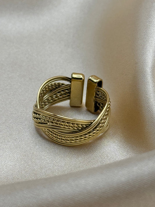 Bague Joline couleur or