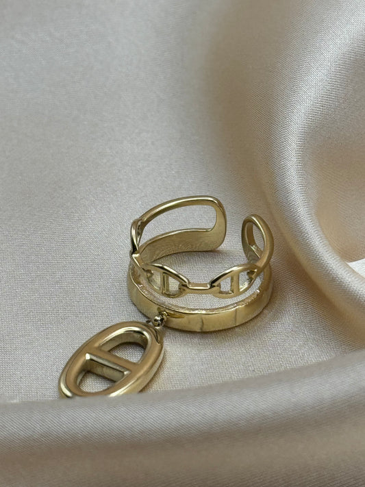 Bague Salvy couleur or
