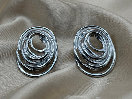 Boucles d'oreilles Enora couleur argent