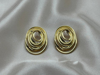 Boucles d'oreilles Enora couleur or