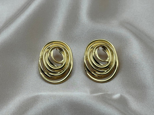 Boucles d'oreilles Enora couleur or
