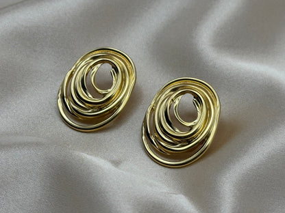Boucles d'oreilles Enora couleur or