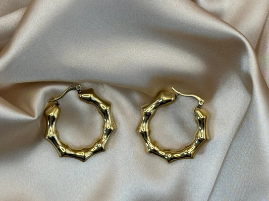 Boucles d'oreilles Inaya couleur or