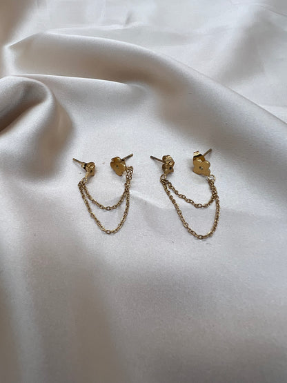 Boucles d'oreilles Sandy couleur or