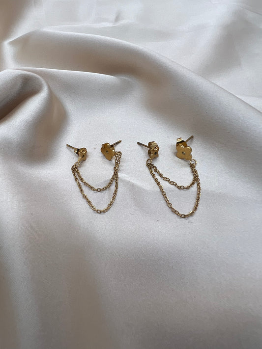 Boucles d'oreilles Sandy couleur or