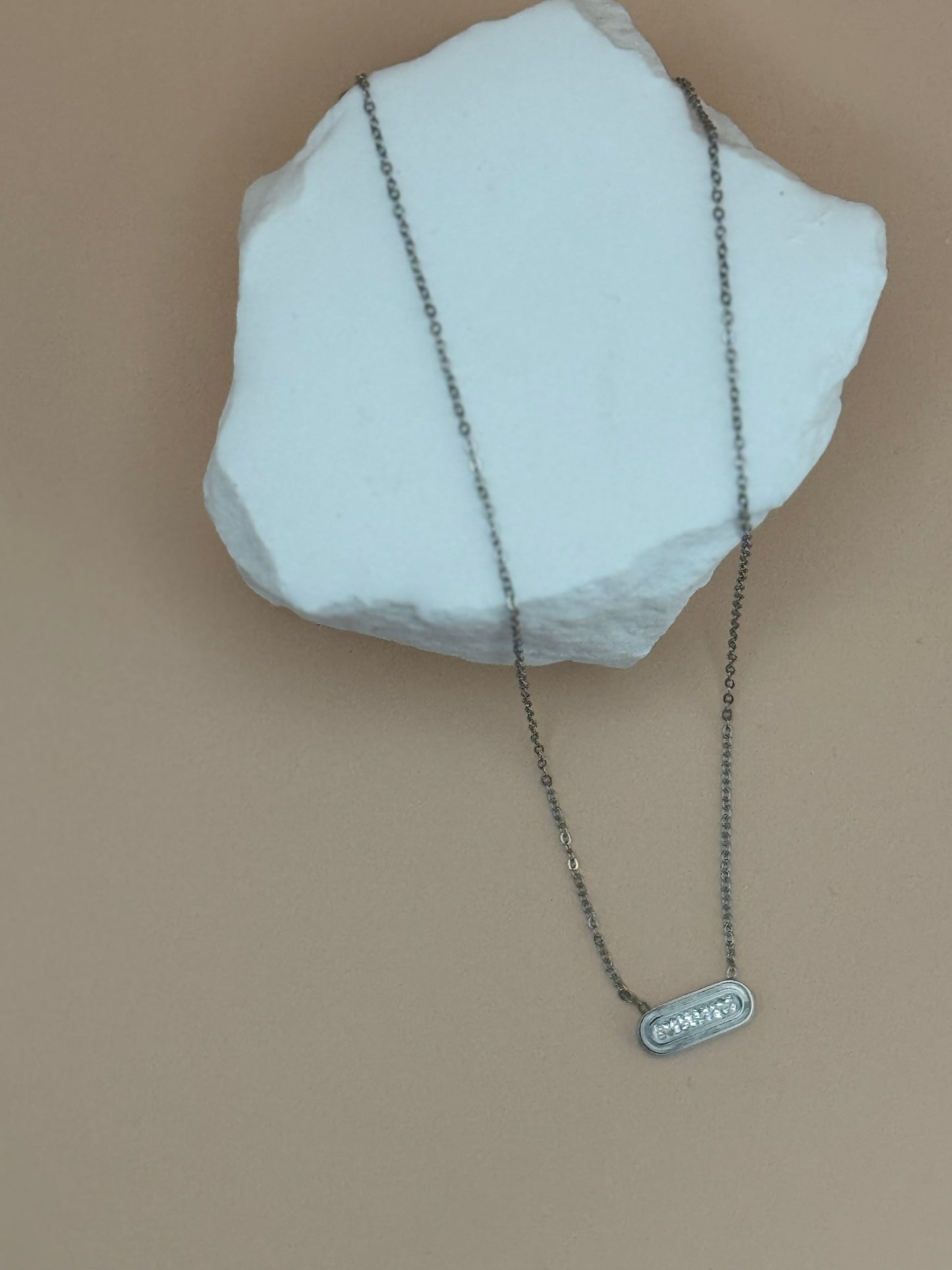 Chaîne Maisha couleur argent