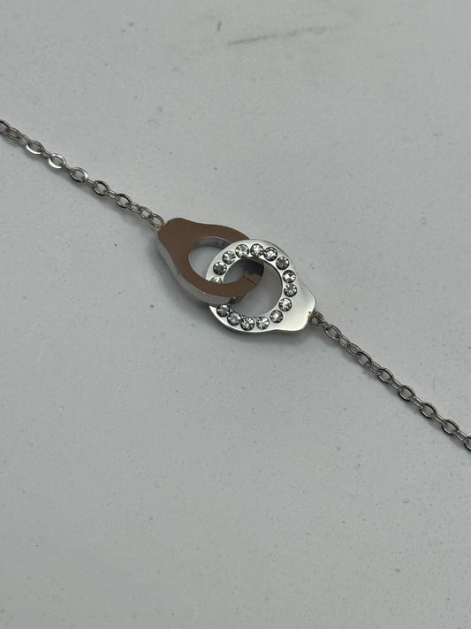 Gourmette Pinga couleur argent - fin