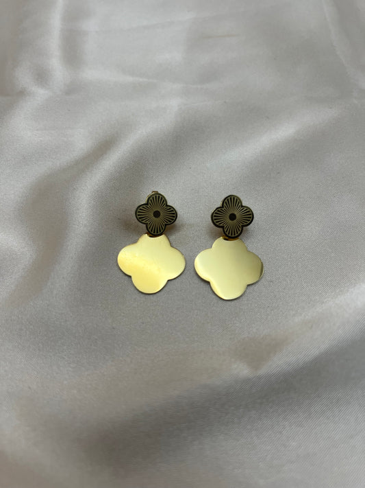 Boucles d'oreilles Candice couleur or
