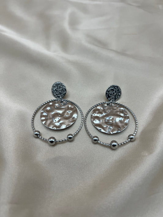 Boucles d'oreilles Malya couleur argent