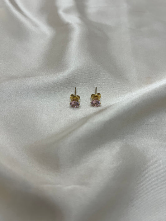 Boucles d'oreilles Naïla rose