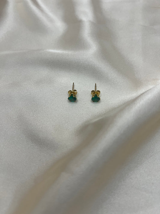 Boucles d'oreilles Naïla vert