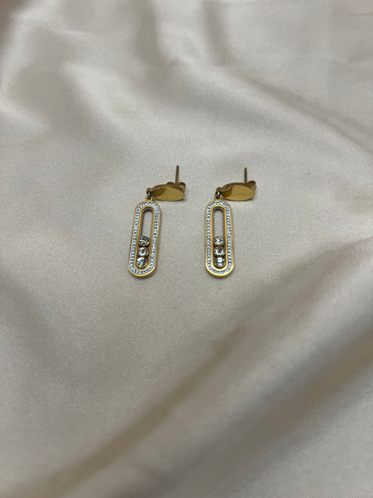 Boucles d'oreilles Odilia couleur or