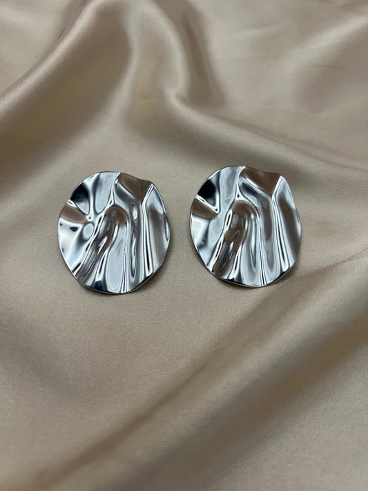 Boucles d'oreilles Zinna couleur argent