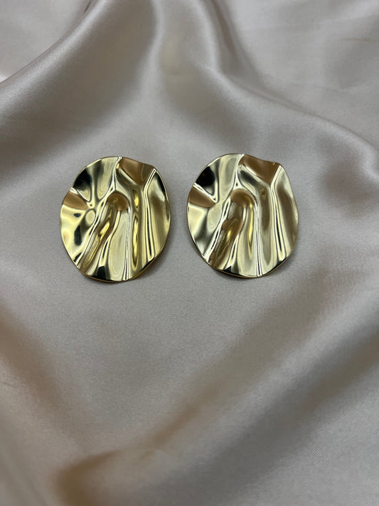 Boucles d'oreilles Zinna couleur or