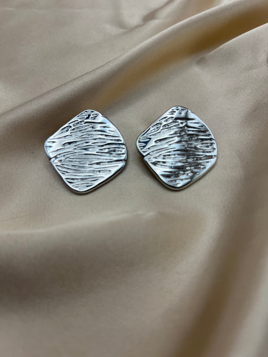 Boucles d'oreilles Grazie couleur argent