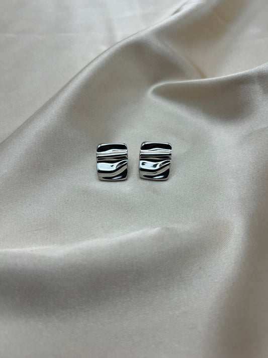 Boucles d'oreilles Raïssa couleur argent