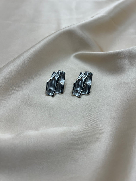 Boucles d'oreilles Orphée couleur argent