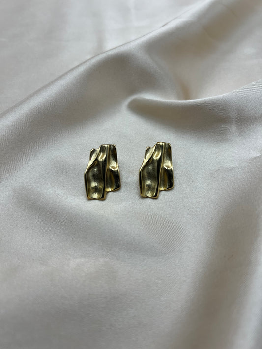 Boucles d'oreilles Orphée couleur or