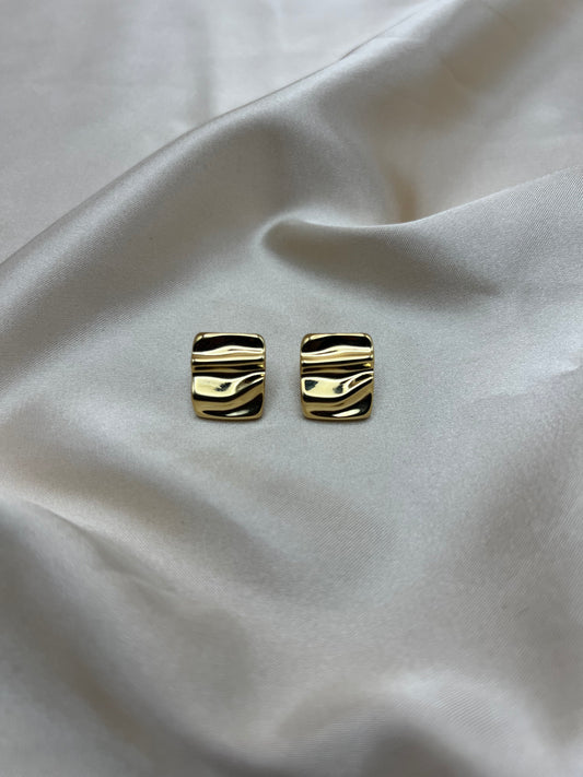 Boucles d'oreilles Raïssa couleur or