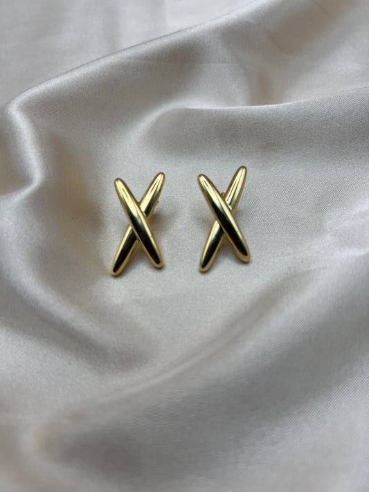 Boucles d'oreilles Saba couleur or