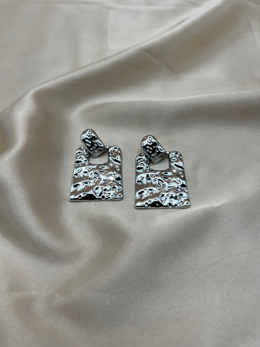 Boucles d'oreilles Shani couleur argent