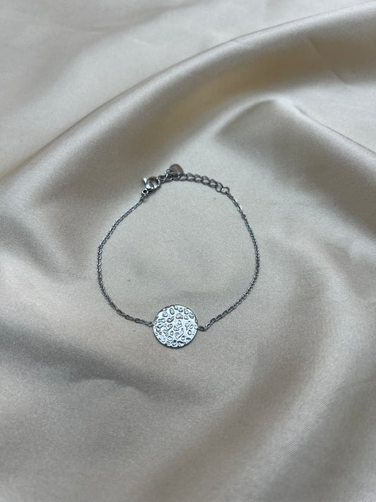 Gourmette Calinia couleur argent
