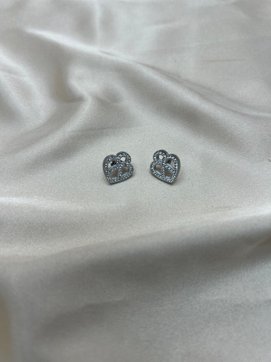 Boucles d'oreilles Royalia couleur argent