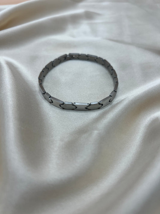 Gourmette Sirus pour homme couleur argent