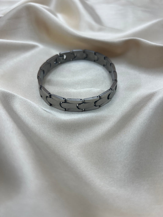 Gourmette Silvar pour homme couleur argent