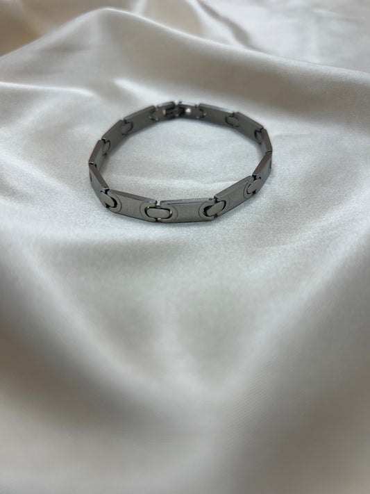 Gourmette Orion pour homme couleur argent
