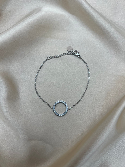 Gourmette Eclat couleur argent - fin