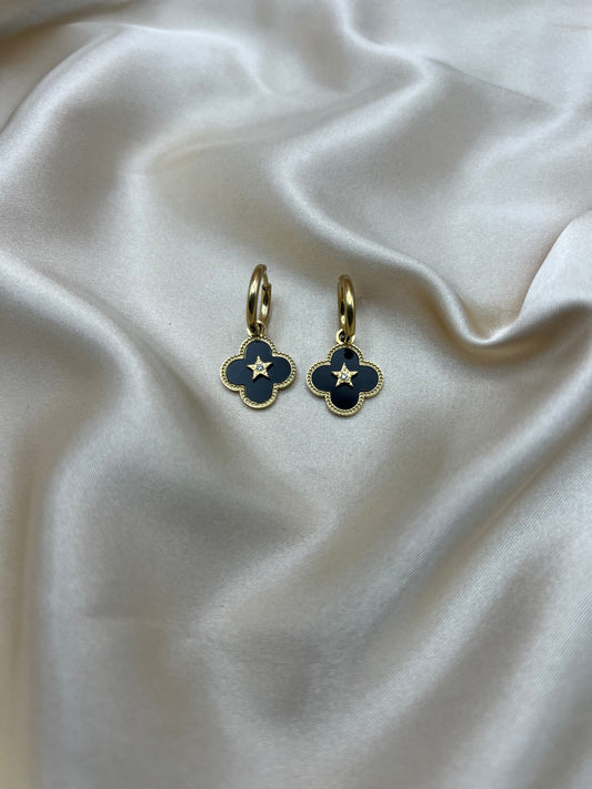 Boucle d'oreilles Lana noir