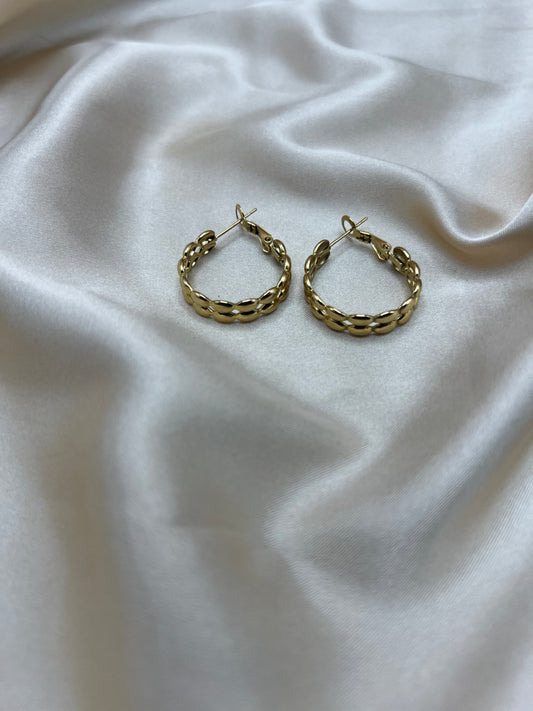 Boucles d'oreilles Myrel couleur or