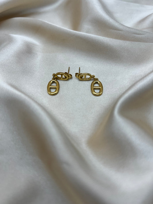Boucles d'oreilles Tara couleur or