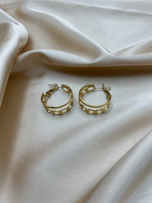 Boucles d'oreilles Célanza couleur or