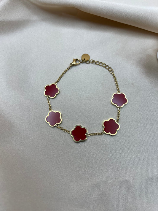 Gourmette Nia rouge
