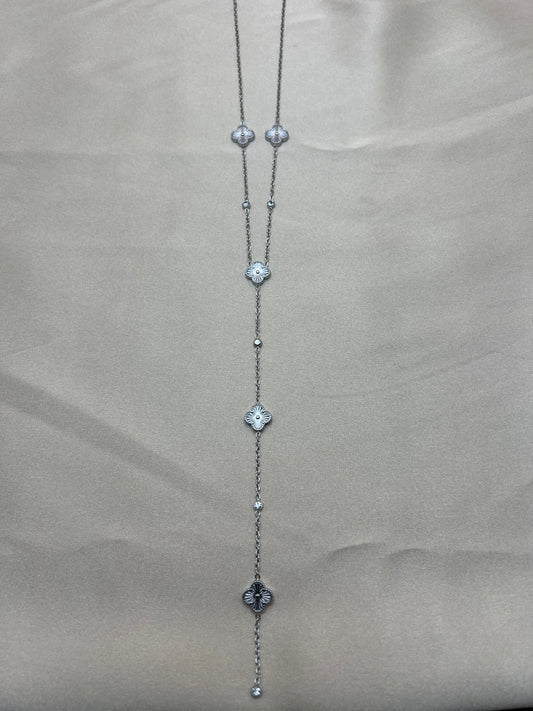 Sautoir Nyota couleur argent