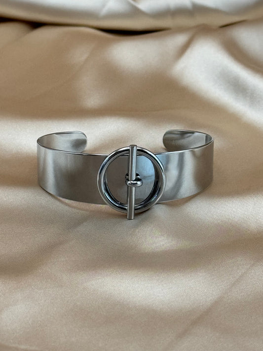 Jonc Mandisa couleur argent
